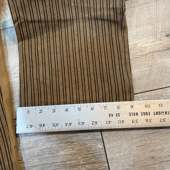 VTG Vah Maker two-toned striped saddle carpenter Pants Made In USA Size 38 / 40 - Picture 4 of 8